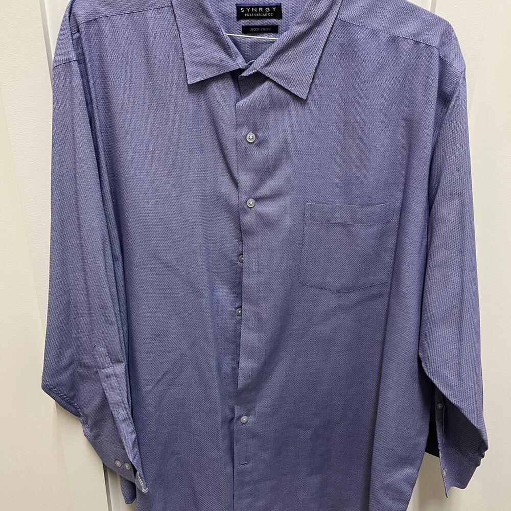 Synergy by DXL Dress Shirt 18-1/2 34/35